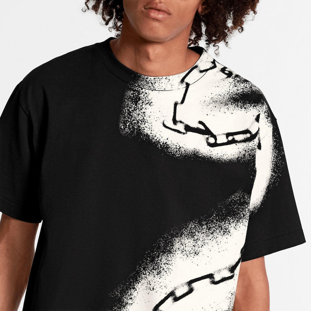 Buy Louis Vuitton 20SS SPRAY CHAIN PRINT TEE Spray Chain Print T-shirt  Short-sleeved Cut-and-sew Short-sleeved T-shirt Black RM201M NPG HIY17W S  Black from Japan - Buy authentic Plus exclusive items from Japan