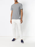 Thom Browne Center-Back Stripe Piqué Tee