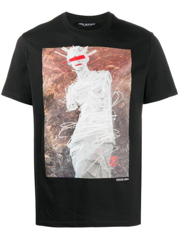 Neil Barrett graphic-print crew-neck T-shirt 20FW