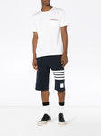 Thom Browne Rwb Pocket Trim Short-Sleeve Tee