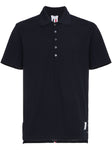 Thom Browne Center-Back Stripe Piqué Polo