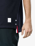 Thom Browne Center-Back Stripe Piqué Polo