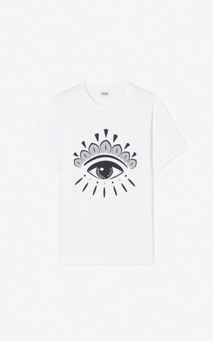 Kenzo Eye Print Cotton T-Shirt SALE