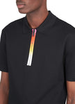 Givenchy Tye and Dye Zipped Short Sleeve polo 20FW