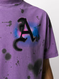 Palm Angels Tie-Dye Logo Print T-shirt 20FW