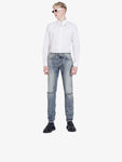 Givenchy Destroyed Washed-Out Skinny Jeans 20FW