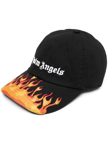 Palm Angels 21SS jacquard flames logo cap