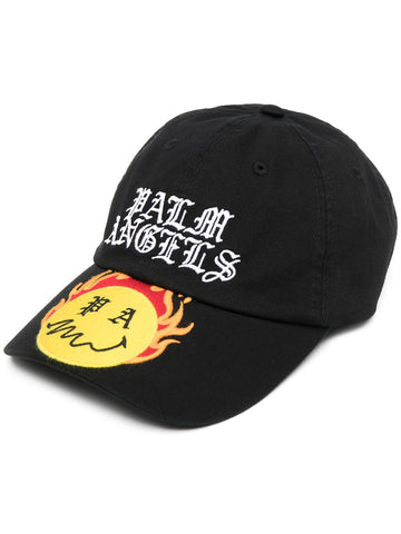 Palm Angels 21SS Burning Head logo-embroidered baseball cap