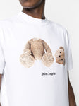 Palm Angels 21SS teddy-motif logo-print T-shirt