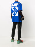 Off-White cut here print T-shirt 20FW