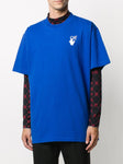 Off-White cut here print T-shirt 20FW