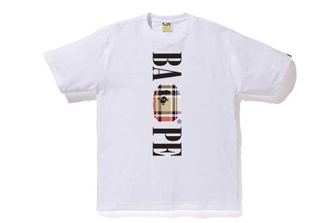 BAPE Check bape logo Tee