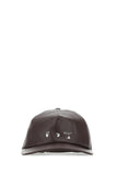 Off-White Plum synthetic leather baseball cap 20FW