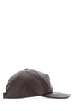 Off-White Plum synthetic leather baseball cap 20FW