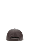 Off-White Plum synthetic leather baseball cap 20FW