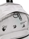 Off-White matte logo print backpack 20FW