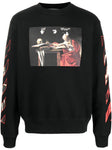 Off-White 21SS Caravaggio-print sweatshirt