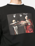 Off-White 21SS Caravaggio-print sweatshirt