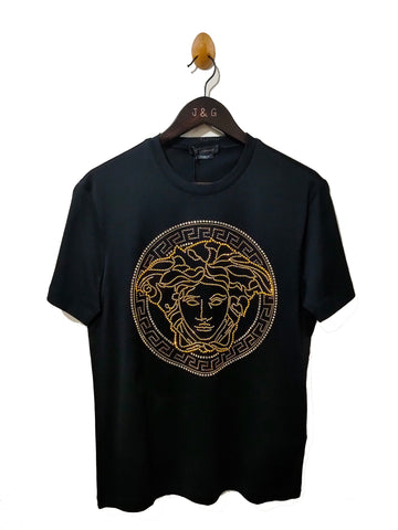 Versace Medusa crystal-embellished T-shirt